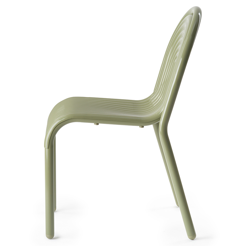 Groove Side Chair - Moss