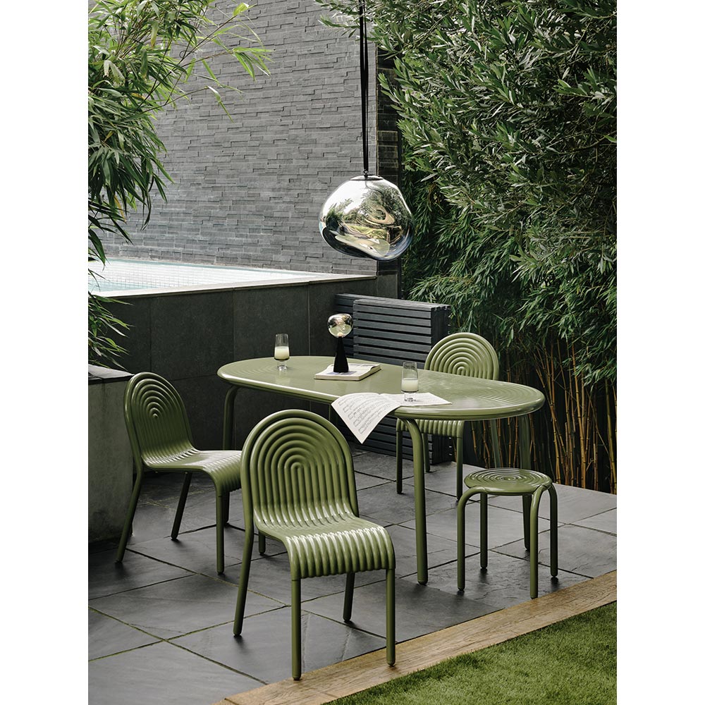 Groove Side Chair - Moss