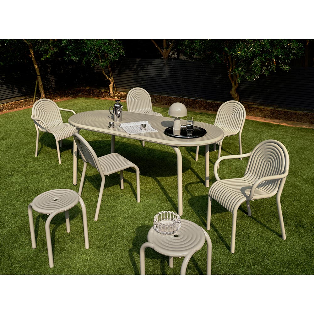 Groove Side Chair - Putty
