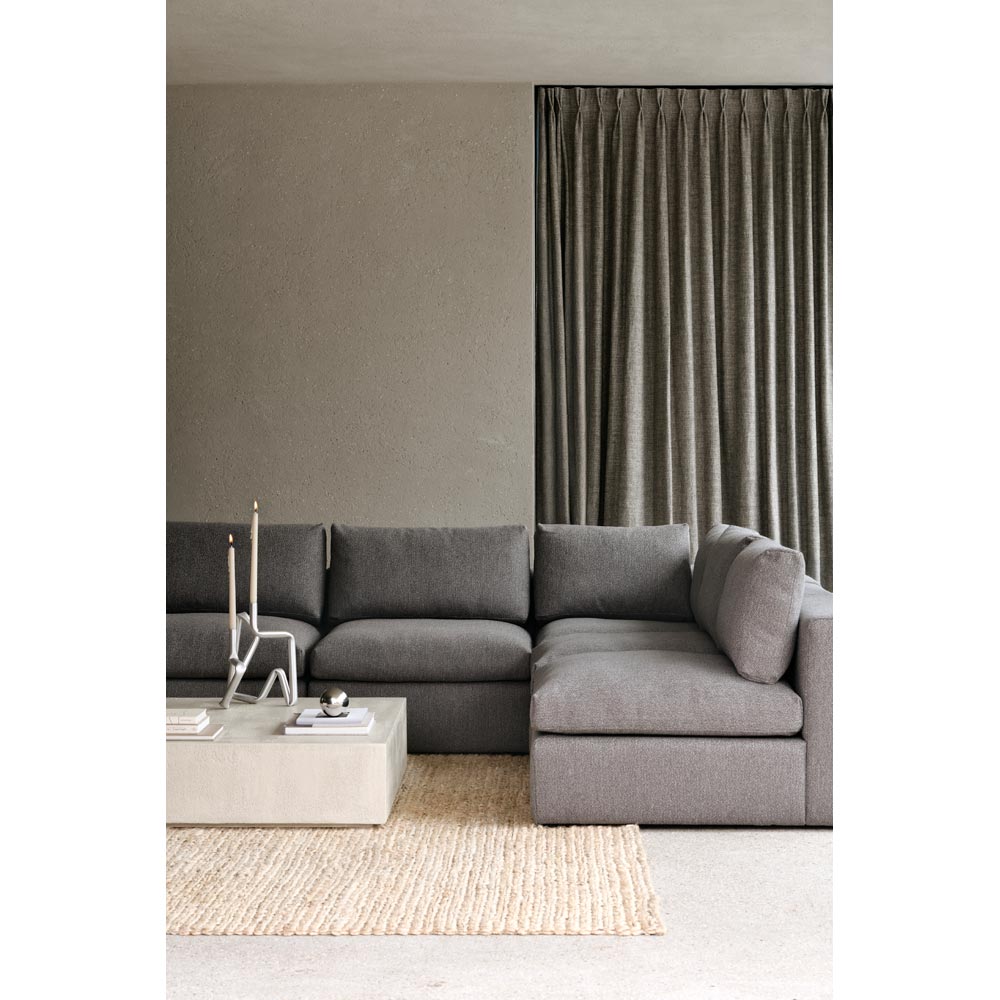 Mellow 1 Seater Modular Sofa - Granite | Rouse Home