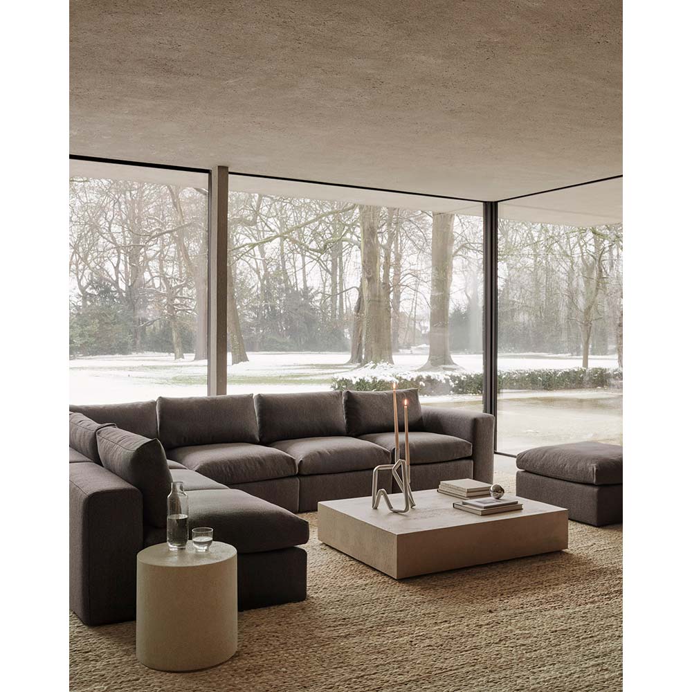 Mellow Footstool Granite 5 | Rouse Home