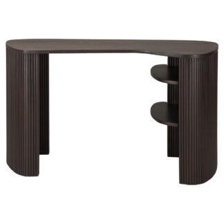 Roller Max Desk - Dark Brown Mahogany