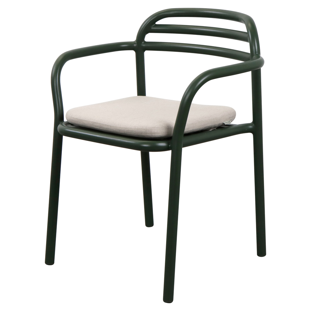 Bliss Armchair With Cushion - Dark Green
