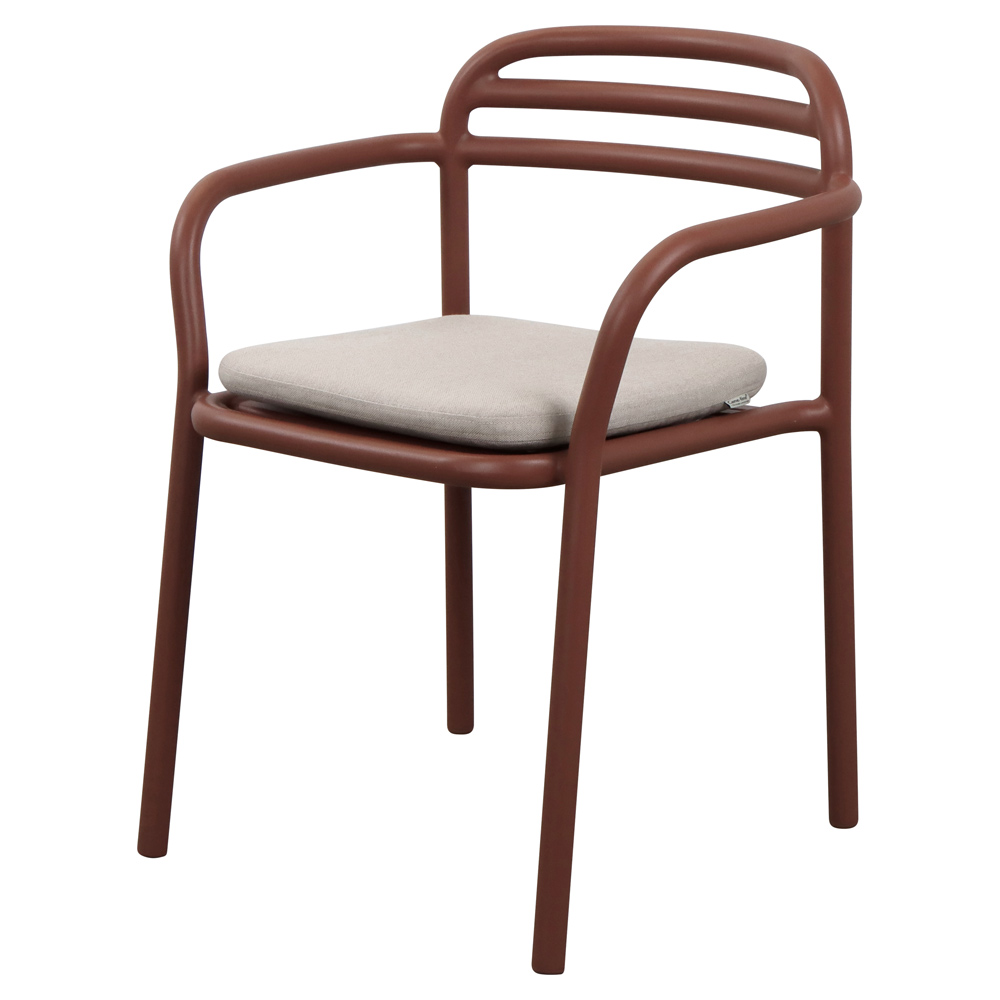 Bliss Armchair With Cushion - Desert Red