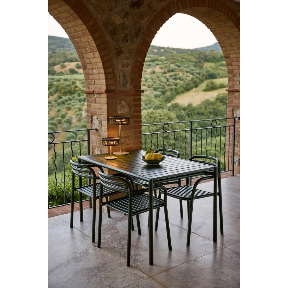 Bliss Rectangular Dining Table - Dark Green | Rouse Home