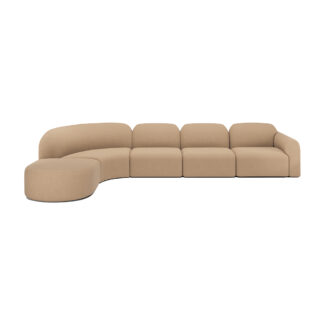 Bulky Modular Sofa Set No 1 - Light Sepia