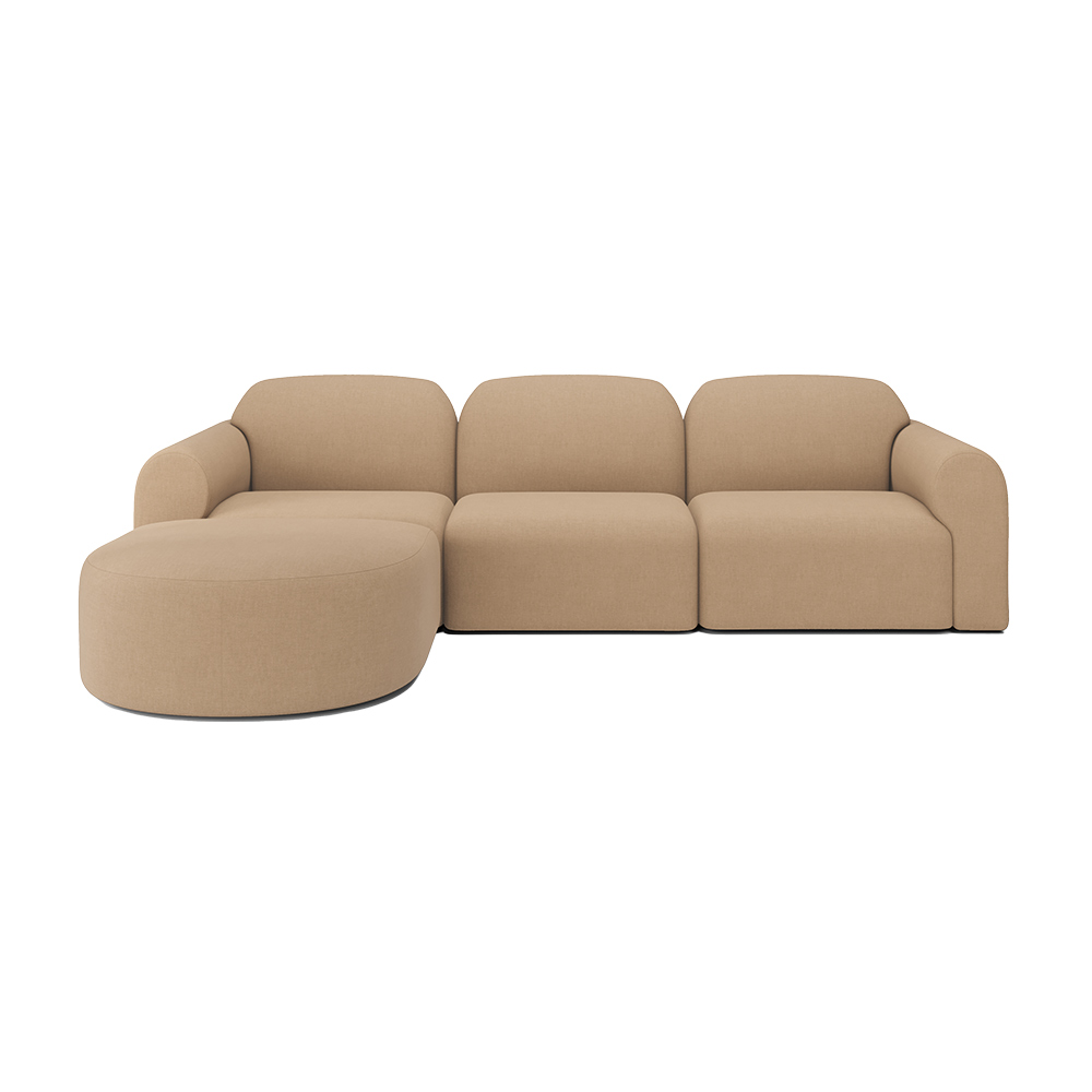 Bulky Modular Sofa Set No 3 - Light Sepia