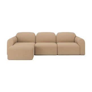 Bulky Modular Sofa Set No 4 - Light Sepia