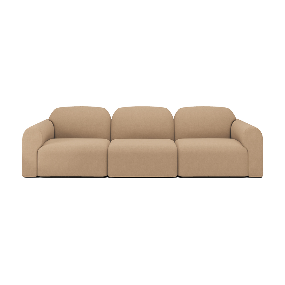 Bulky Modular Sofa Set No 5 - Light Sepia