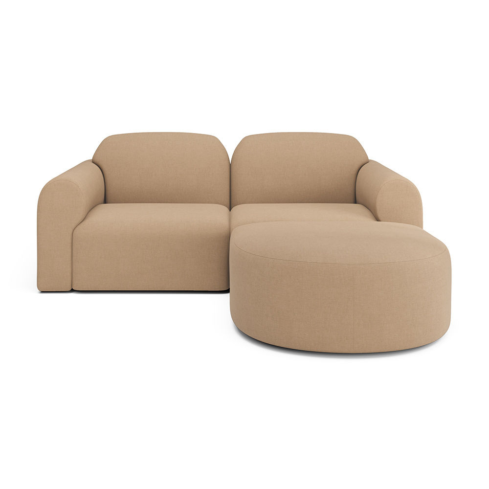 Bulky Modular Sofa Set No 7 - Light Sepia