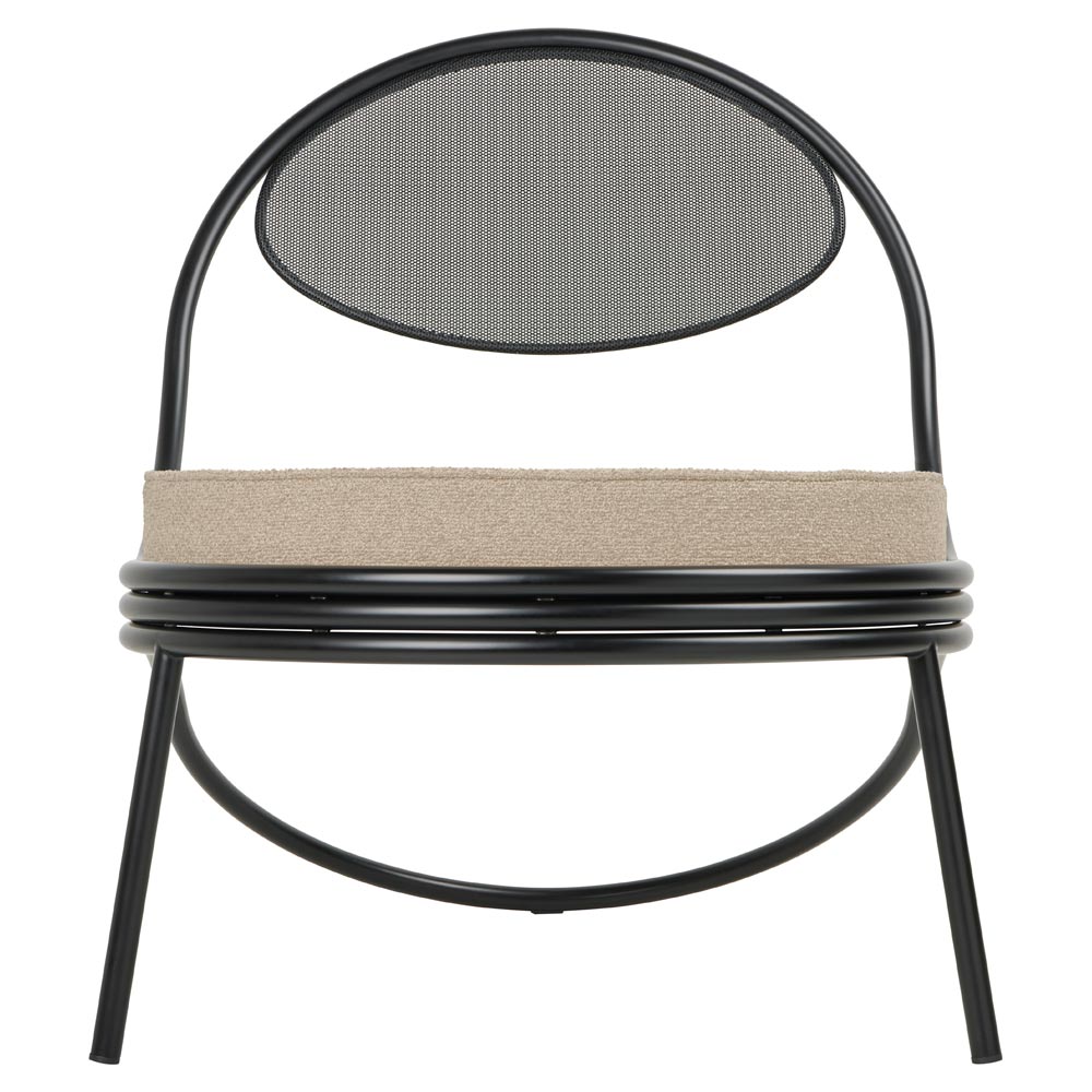 Copacabana Outdoor Lounge Chair Lorkey 41 Black Semi Matt Base 2 | Rouse Home