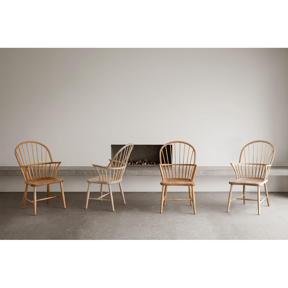Fh38 Windsor Dining Chair Soap Oak 5 | Rouse Home