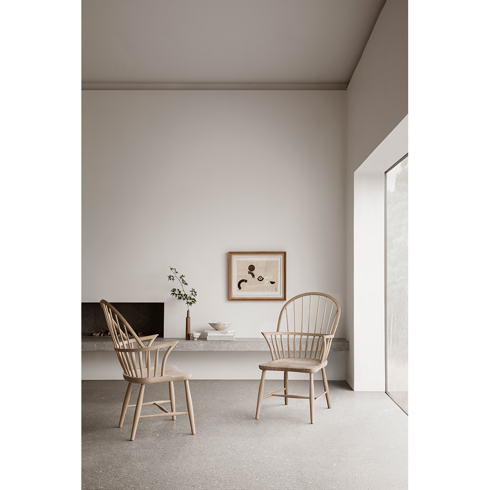 Fh38 Windsor Dining Chair Soap Oak 8 | Rouse Home