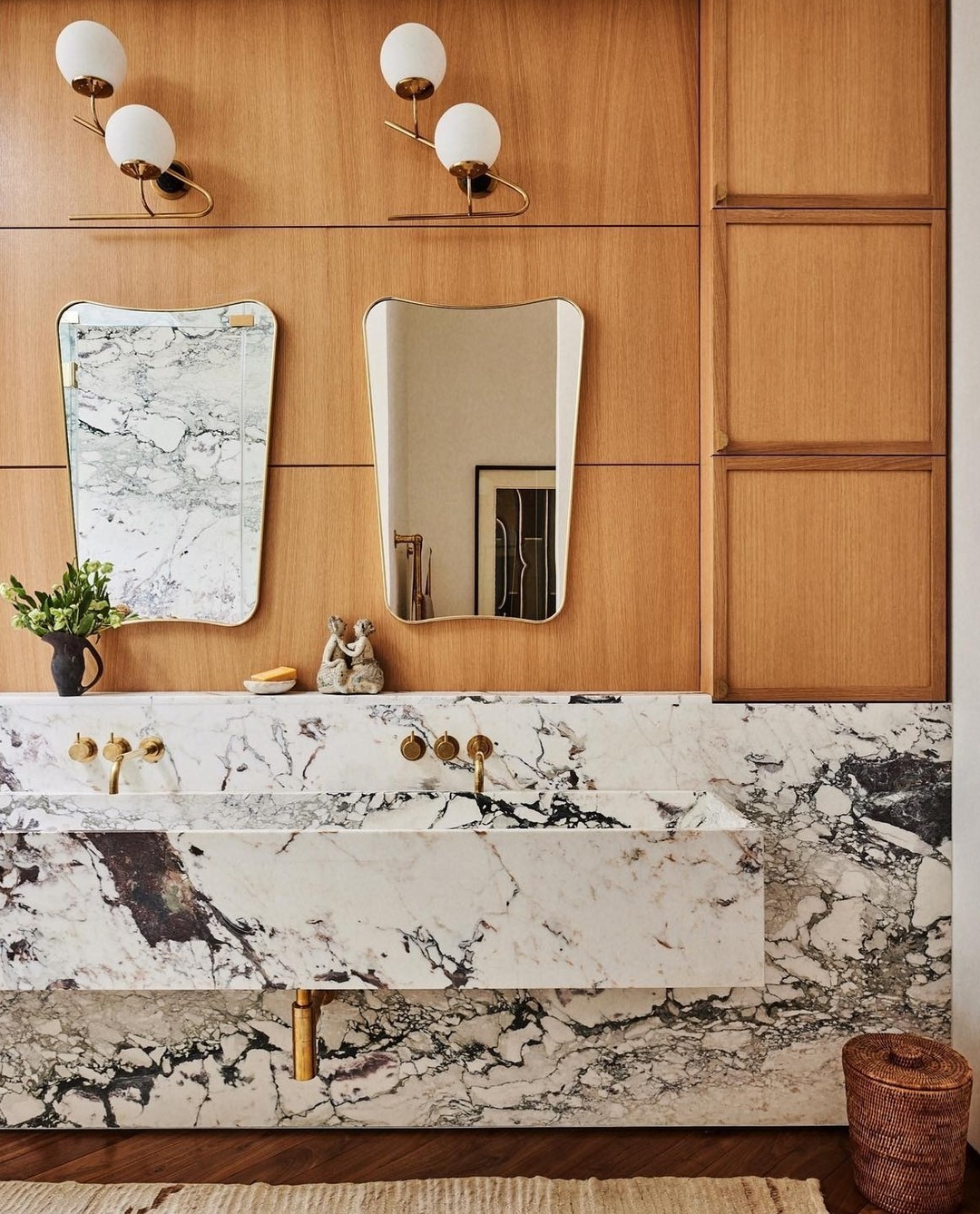 gio ponti fa 33 mirror 80x54 bathroom | Rouse Home