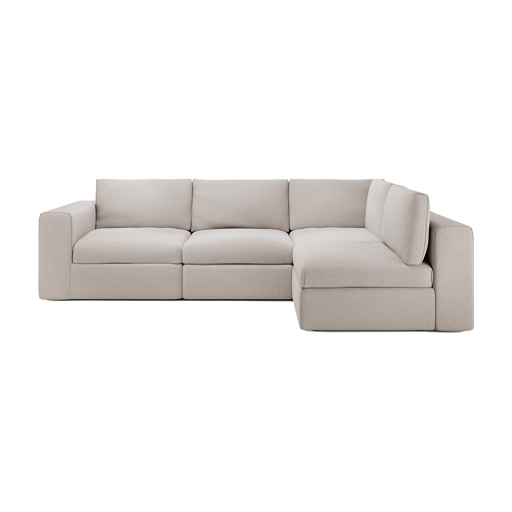 Mellow Sofa Set No 3 - Ivory, Removable Cover