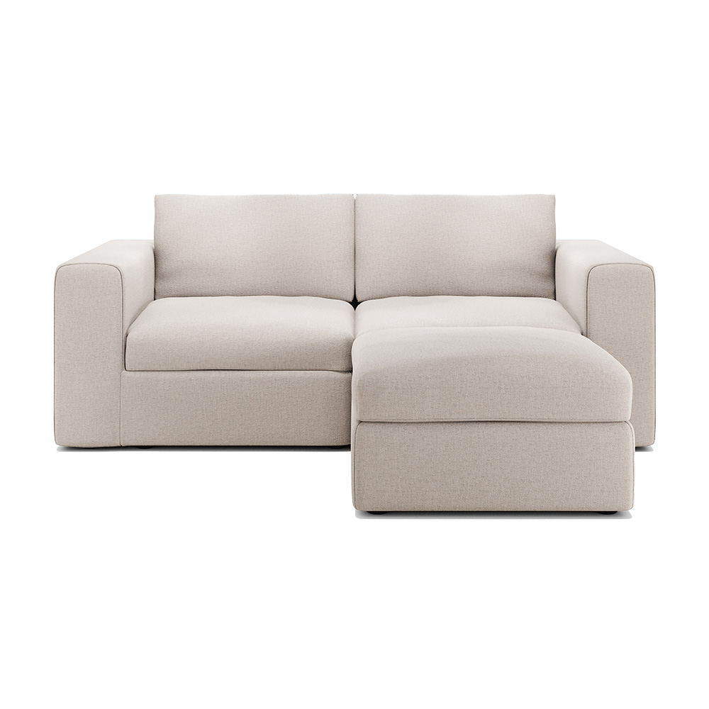 Mellow Sofa Set No 5 - Ivory, Removable Cover