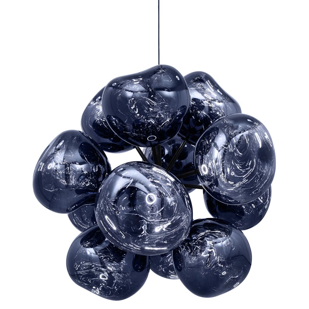 Melt Burst Chandelier - Smoke