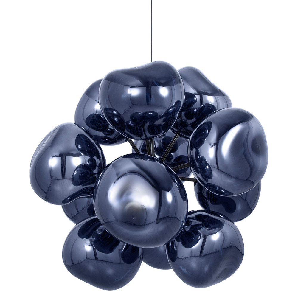 Melt Burst Chandelier - Smoke
