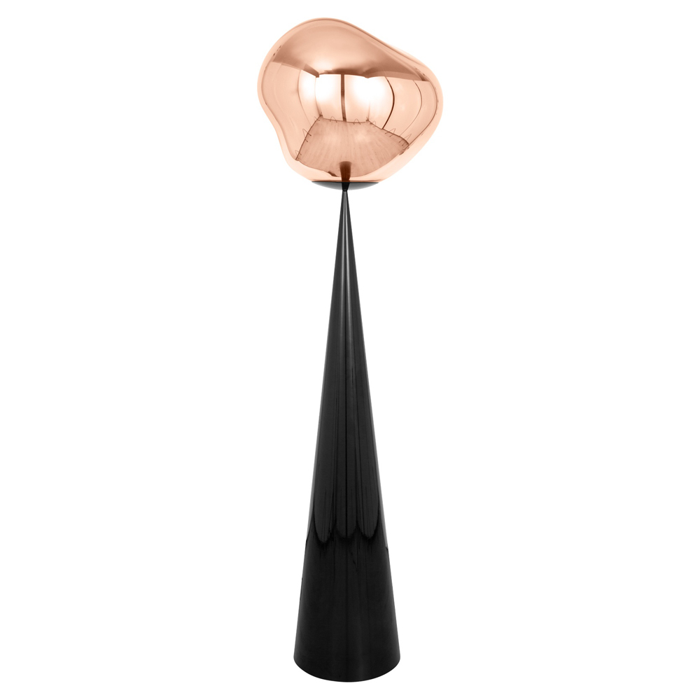 Melt Cone Fat Floor Lamp - Copper