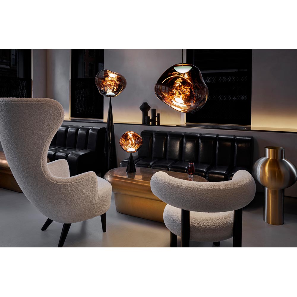 Melt Cone Fat Floor Lamp - Copper