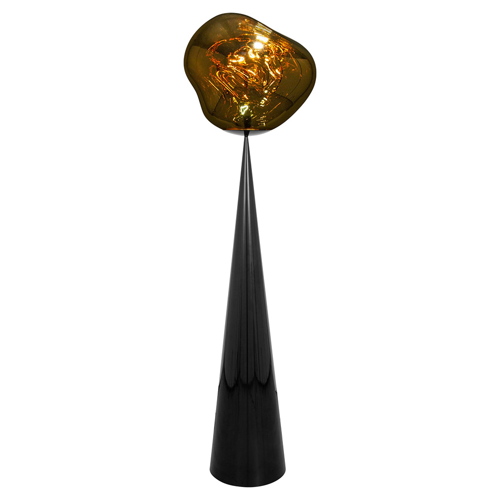 Melt Cone Fat Floor Lamp - Gold