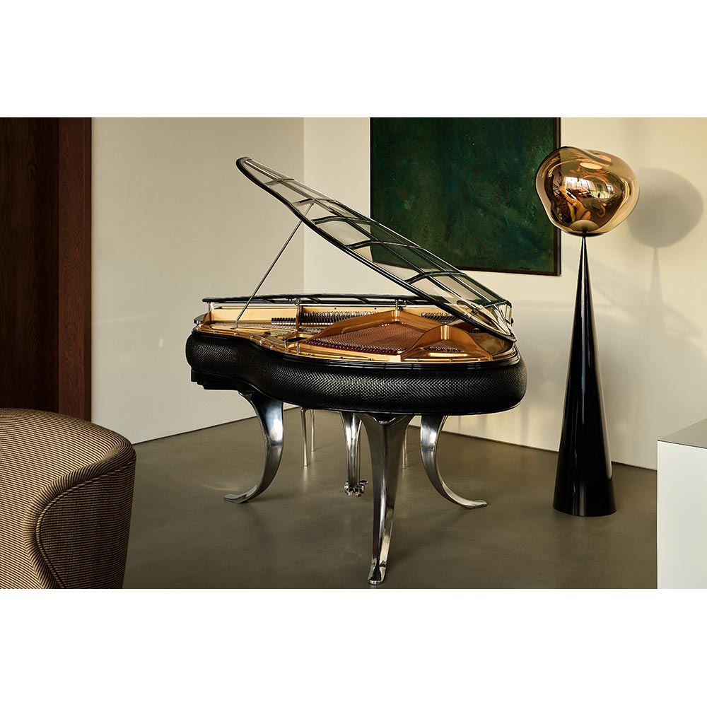 Melt Cone Fat Floor Lamp - Gold