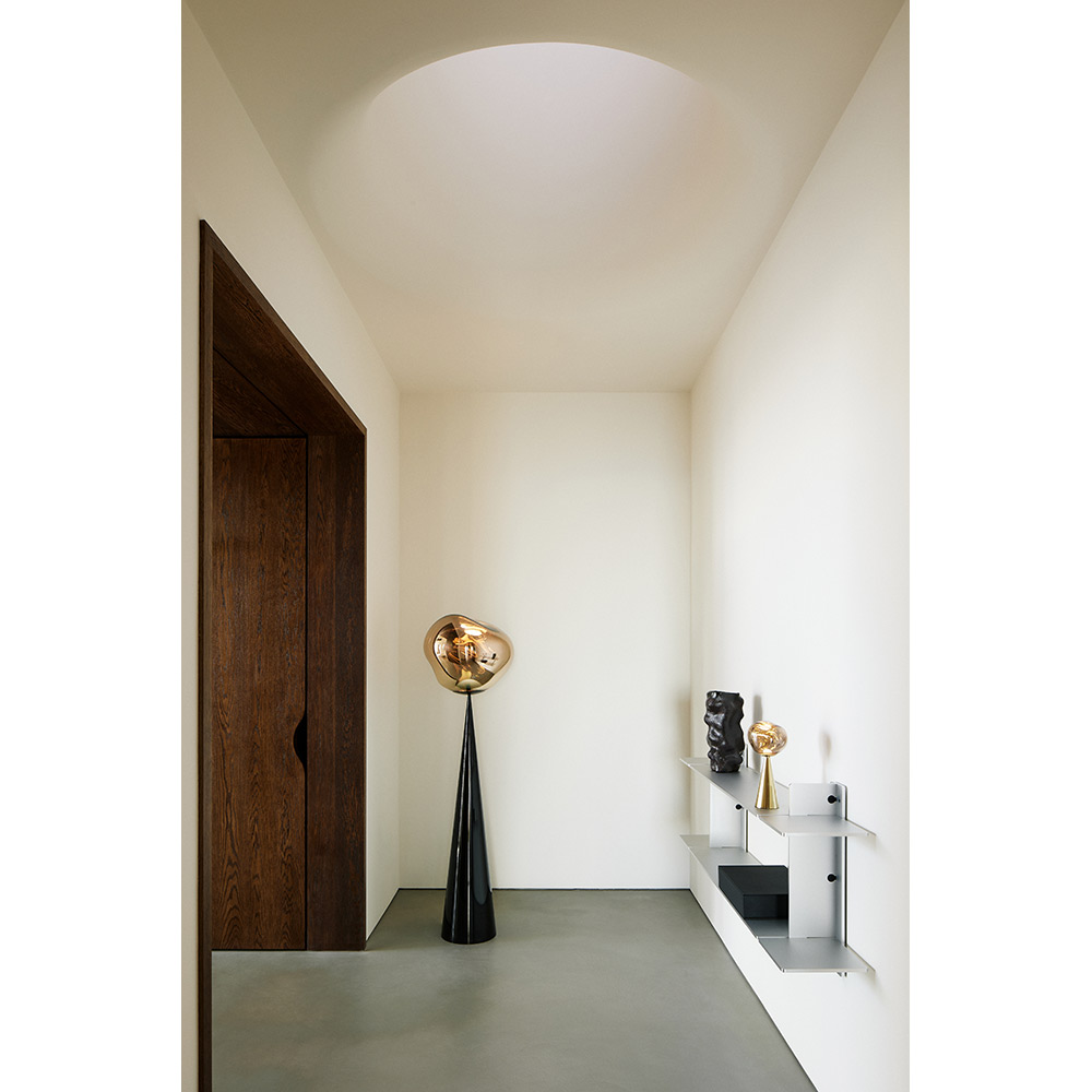 Melt Cone Fat Floor Lamp - Gold