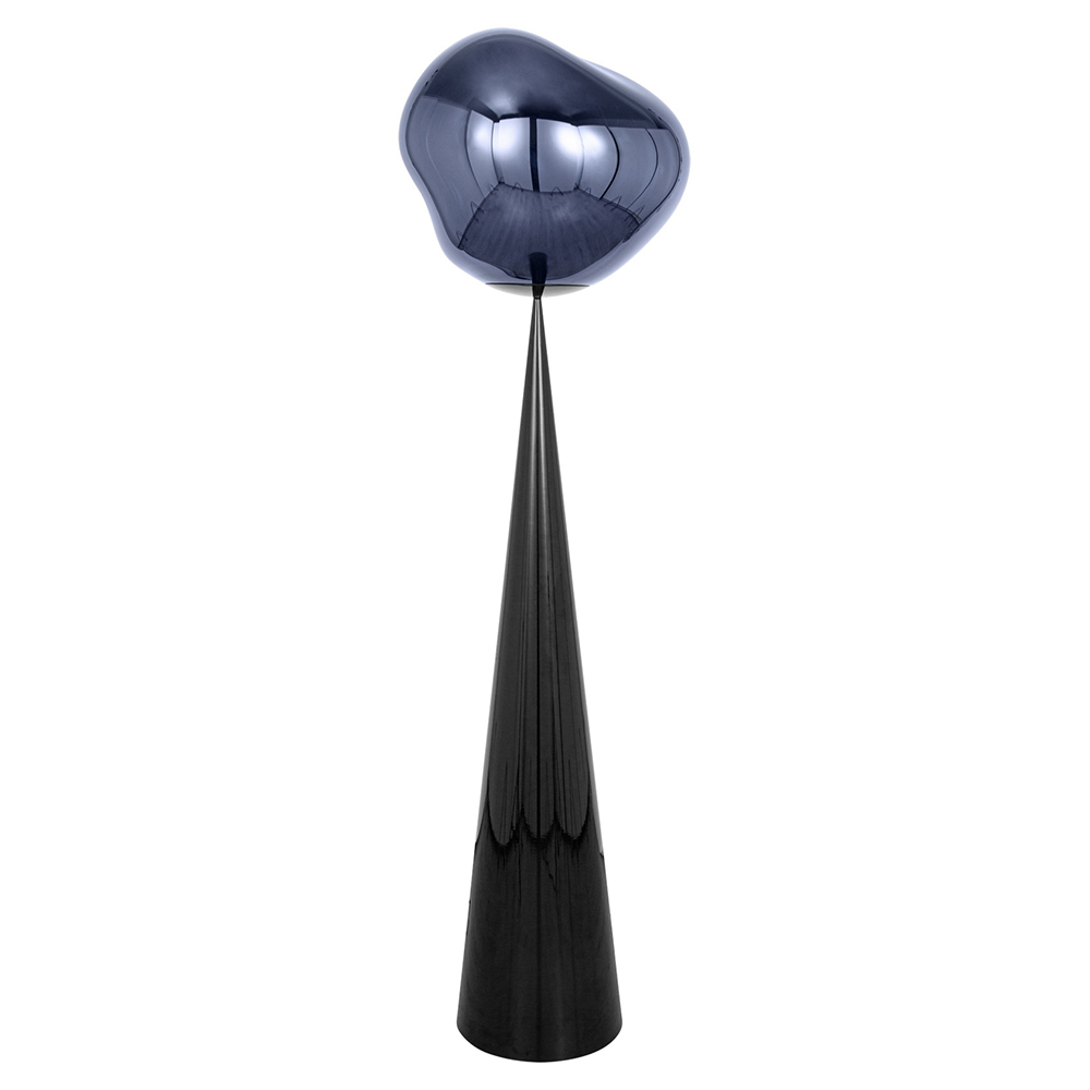 Melt Cone Fat Floor Lamp - Smoke