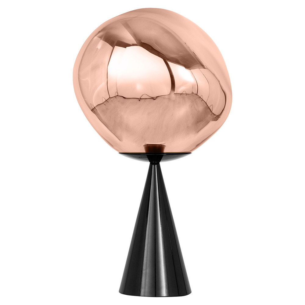 Melt Cone Fat Table Lamp Copper 2 | Rouse Home