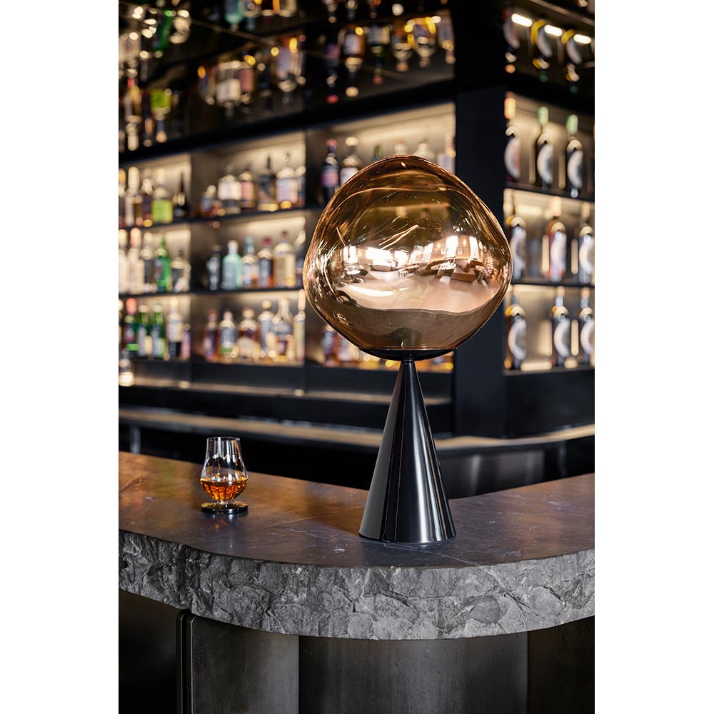 Melt Cone Fat Table Lamp Copper 3 | Rouse Home