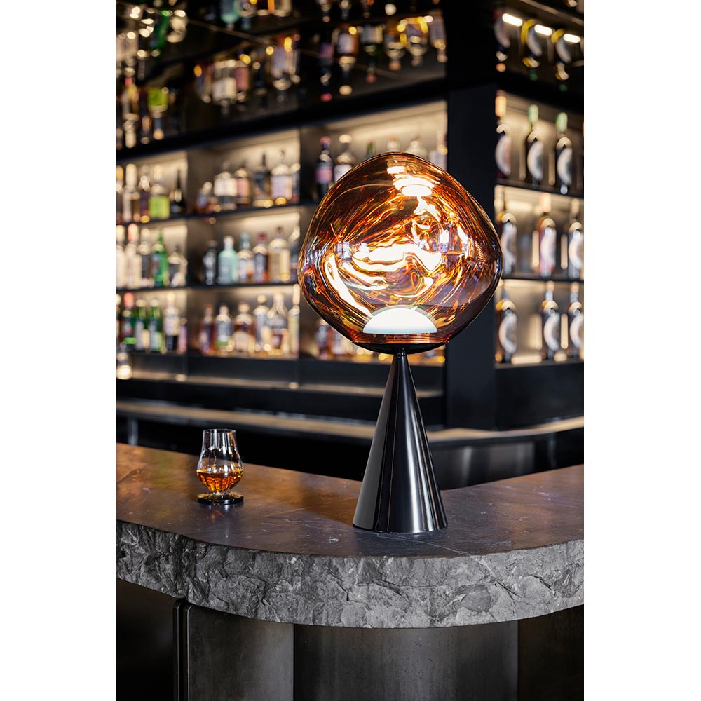 Melt Cone Fat Table Lamp Copper 4 | Rouse Home