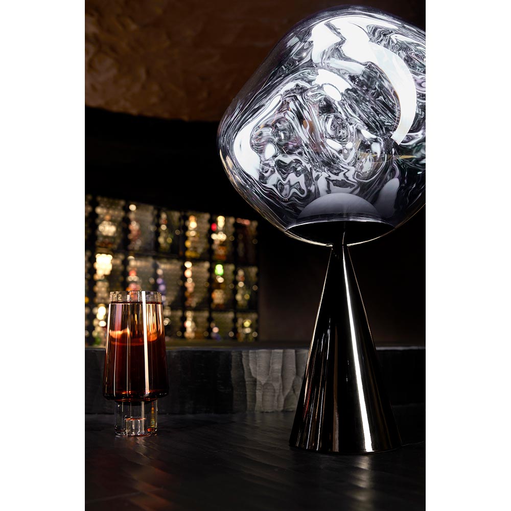 Melt Cone Fat Table Lamp Smoke 3 | Rouse Home