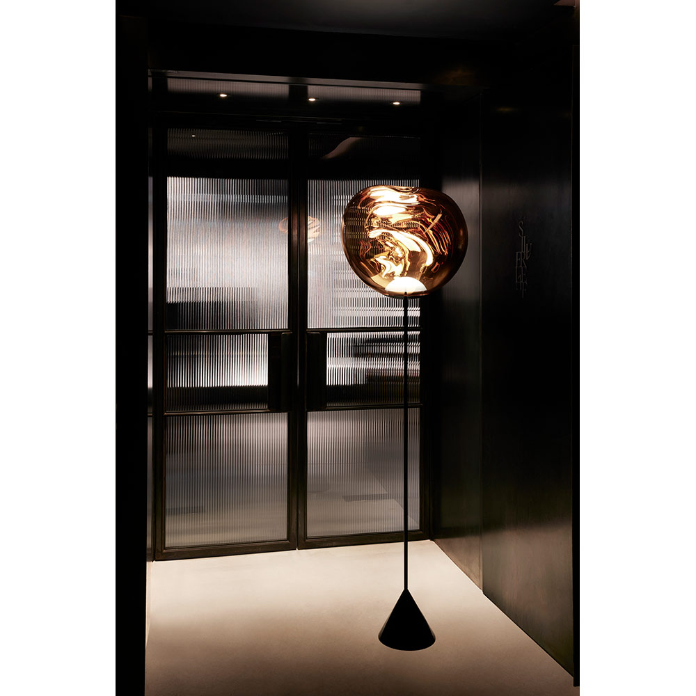 Melt Cone Slim Floor Lamp - Copper