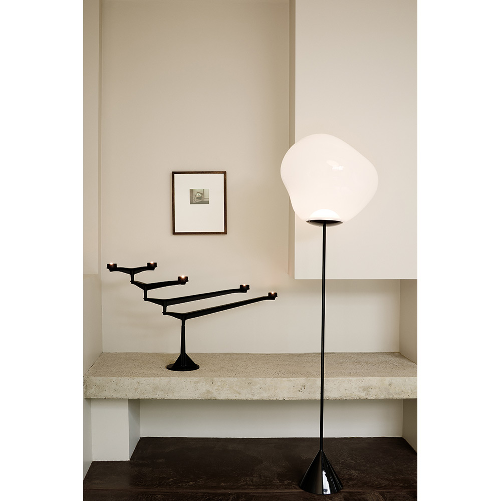 Melt Cone Slim Floor Lamp - Opal