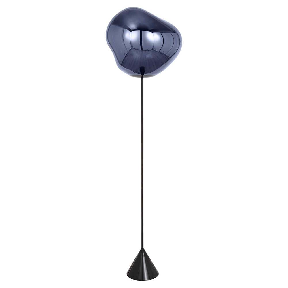 Melt Cone Slim Floor Lamp - Smoke