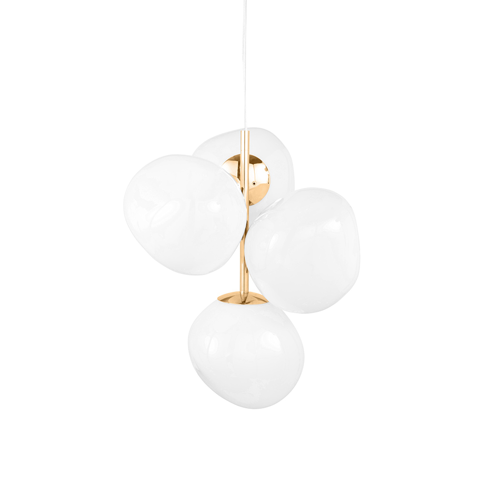 Melt Mini Chandelier - Opal, Gold
