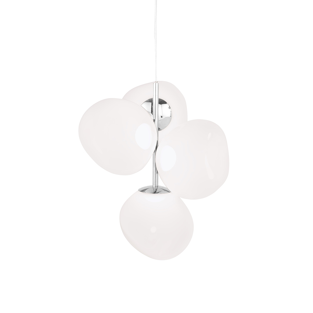 Melt Mini Chandelier - Opal, Silver