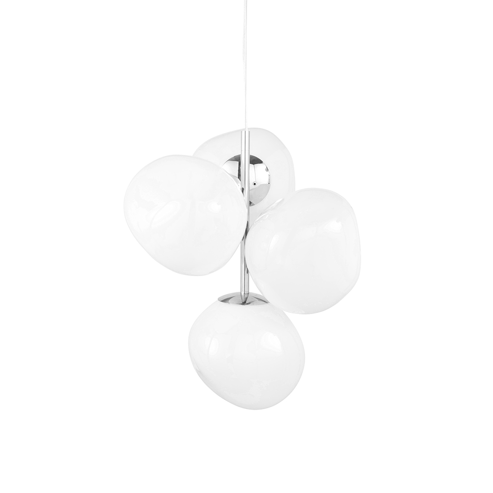 Melt Mini Chandelier - Opal, Silver
