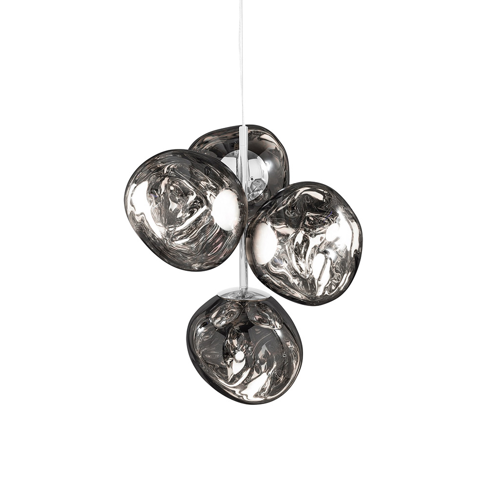 Melt Mini Chandelier - Silver