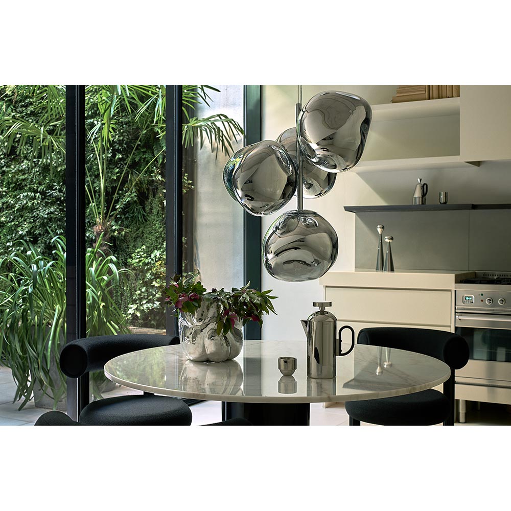 Melt Mini Chandelier - Silver