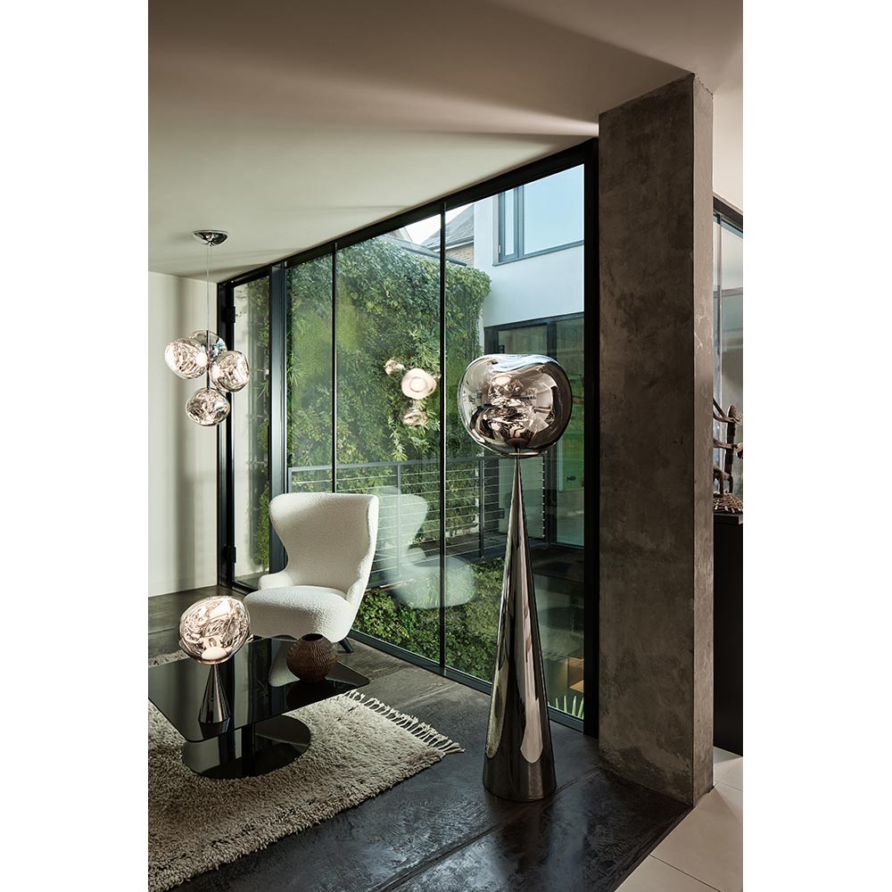 Melt Mini Chandelier - Silver