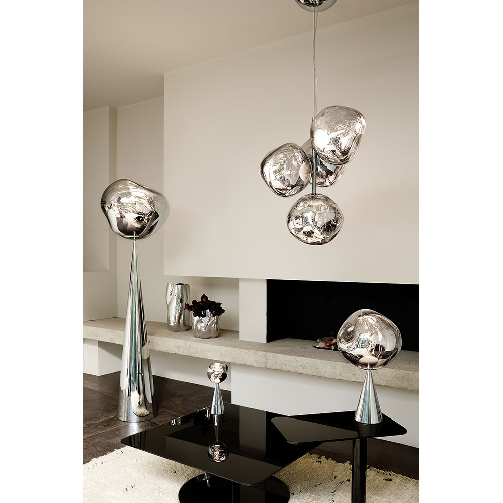 Melt Mini Chandelier - Silver