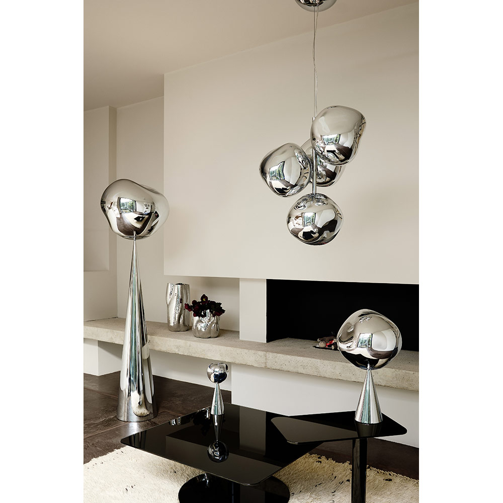 Melt Mini Chandelier - Silver
