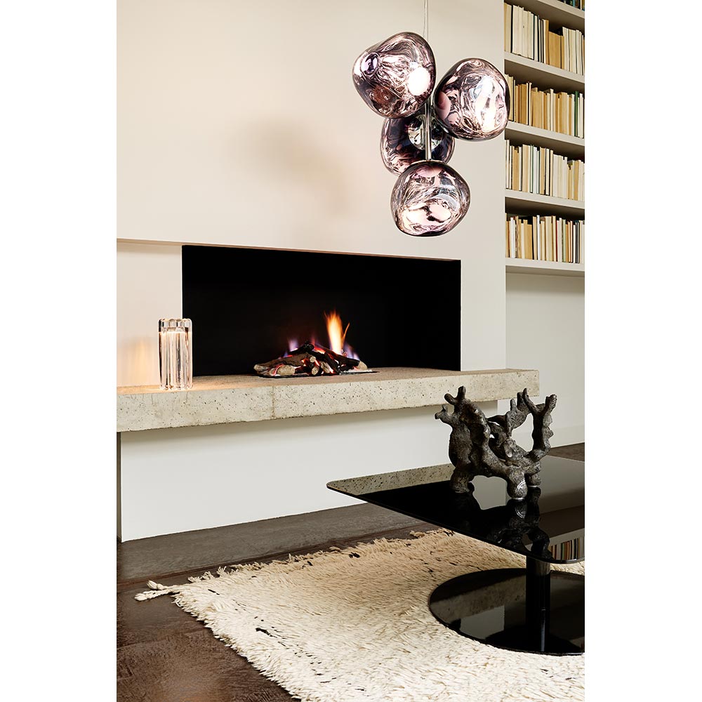Melt Mini Chandelier - Smoke