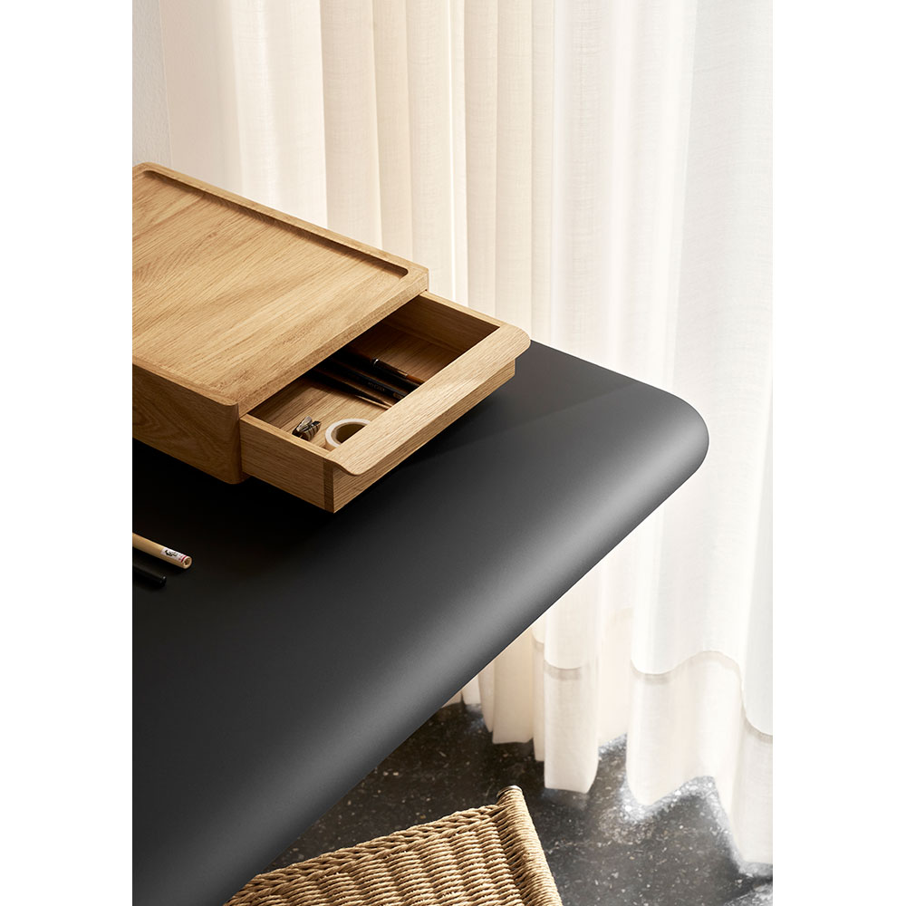 AB019 Wall Desk With Drawer - Laminate/Wood