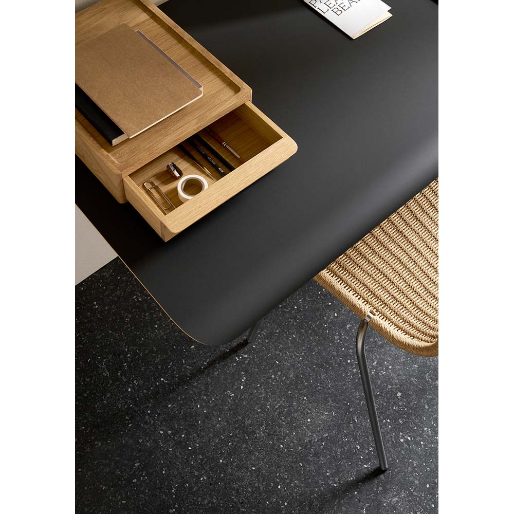 AB019 Wall Desk With Drawer - Laminate/Wood