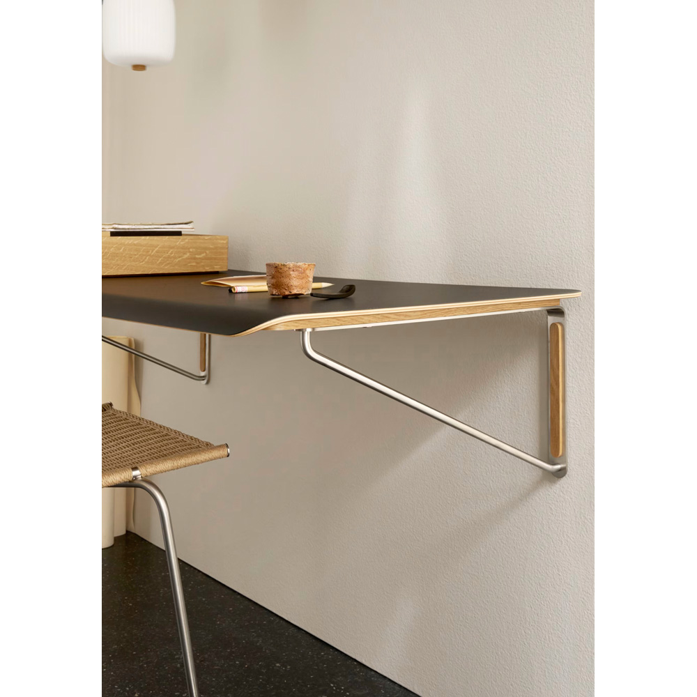 AB019 Wall Desk With Drawer - Laminate/Wood