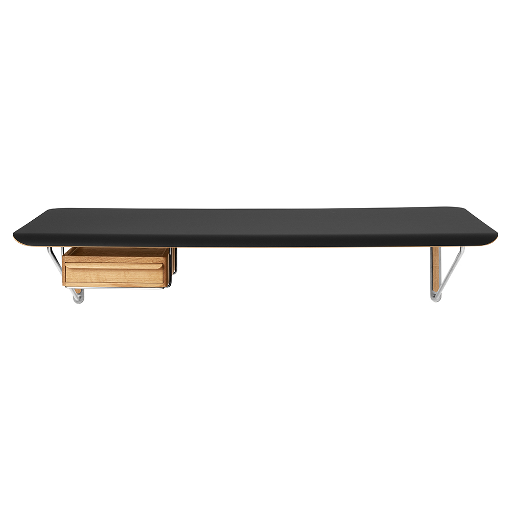 AB019 Wall Desk With Drawer - Laminate/Wood