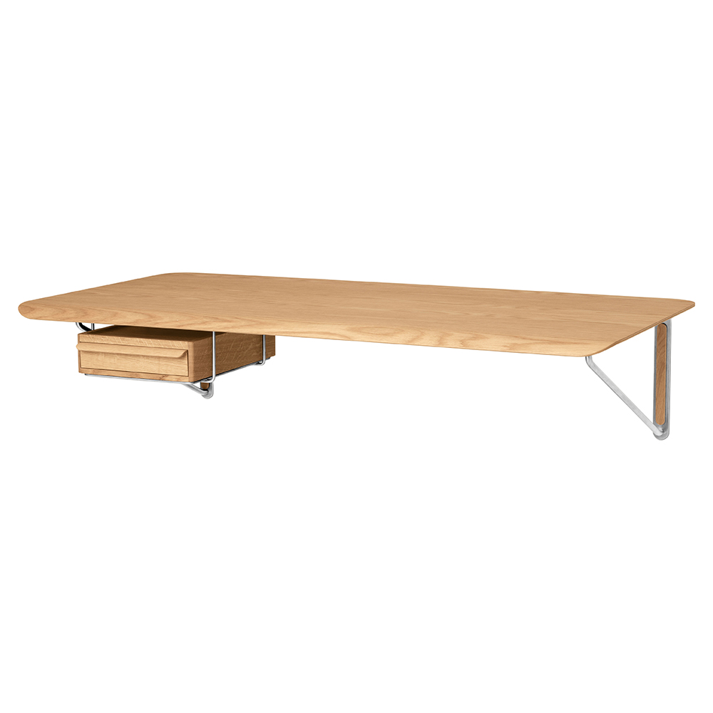 AB019 Wall Desk With Drawer - Wood