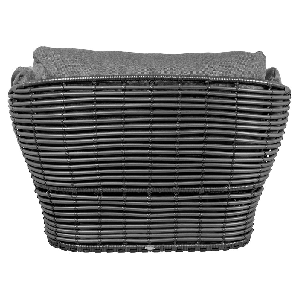 Basket Daybed - Gray Cushions, Graphite Weave Base | Rouse Home